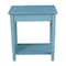 International Concepts Rectangle Narrow End Table, 22 W, 14 L, 25 in H, Wood, Antique Rubbed Ocean Blue OT32-2214 - alternate 2